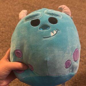 Blue and Purple Plush Monster Toy